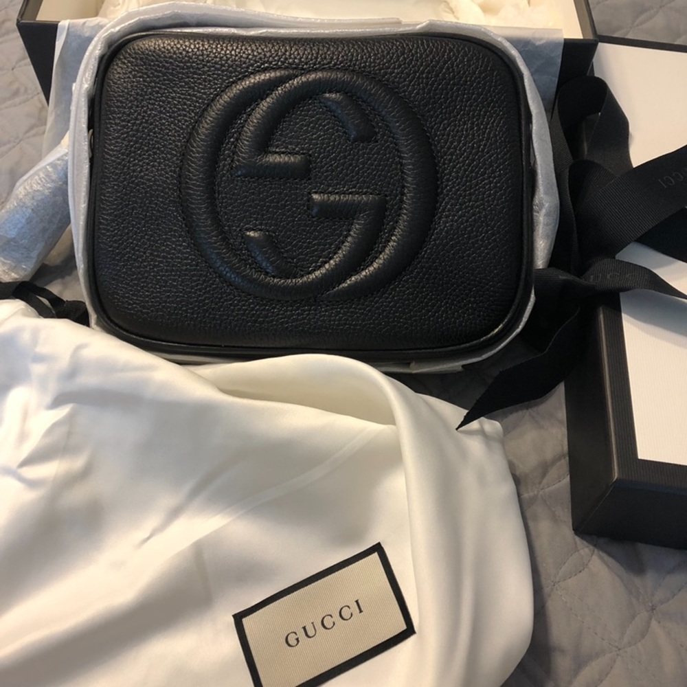 gucci soho small leather disco bag